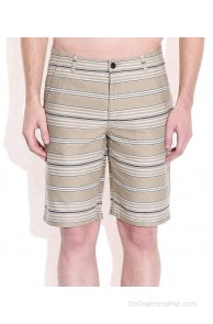 United Colors of Benetton Brown Printed Shorts